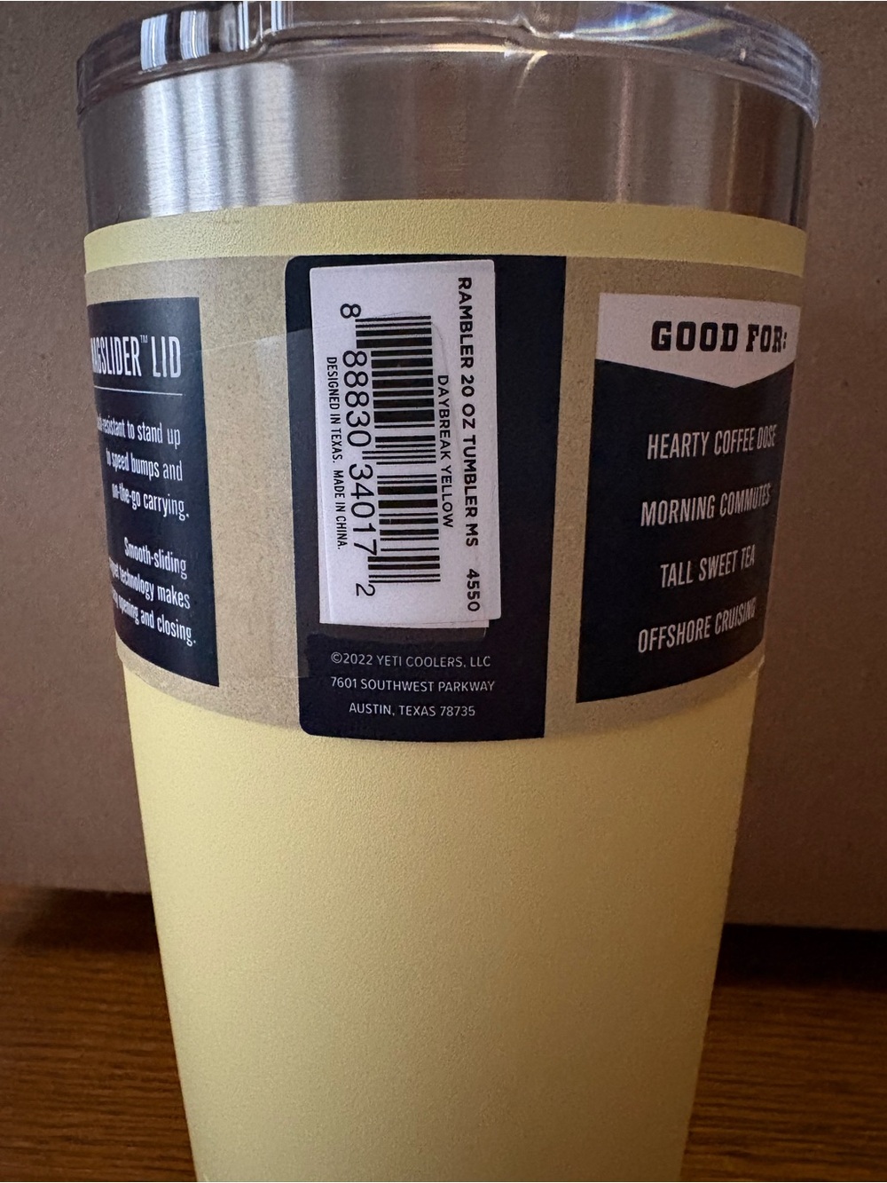 YETI 20 oz Tumbler - Daybreak Yellow - Picture 2 of 2